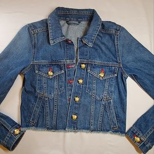 Veronica Beard Wonder Woman Limited Edition Cara Cropped Denim Jacket